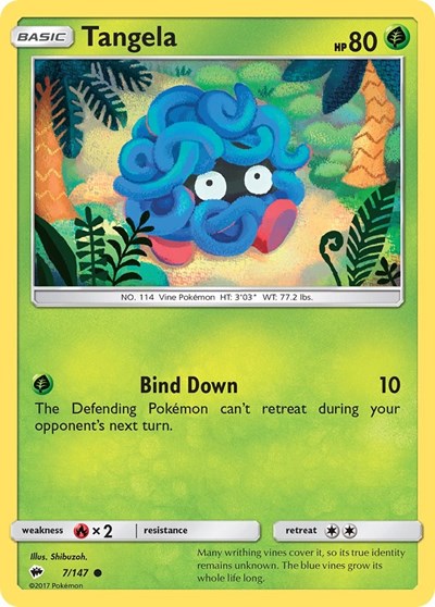 Tangela (SM - Burning Shadows) Medium Play