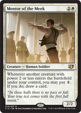 Mentor of the Meek (Commander 2014 Edition) Medium Play