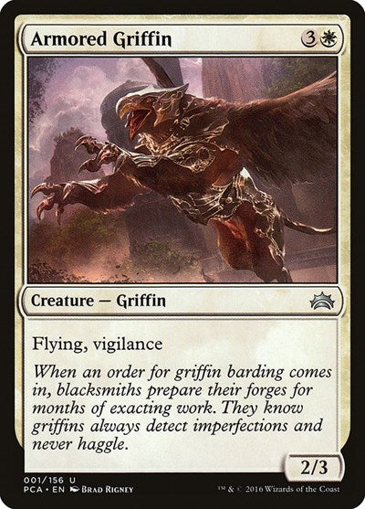 Armored Griffin (Planechase Anthology) Light Play