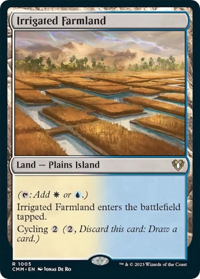 Irrigated Farmland (Commander Masters) Light Play