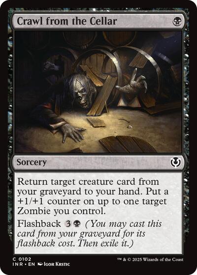 Crawl from the Cellar (Innistrad Remastered) Light Play