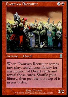 Dwarven Recruiter (Odyssey) Light Play