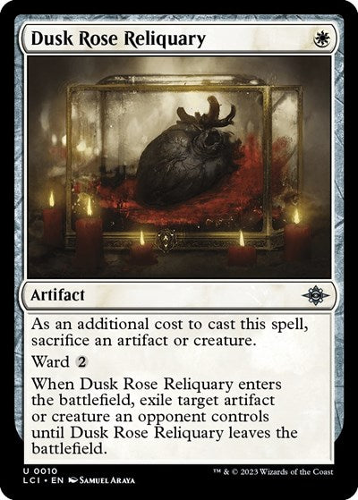 Dusk Rose Reliquary (The Lost Caverns of Ixalan) Light Play Foil