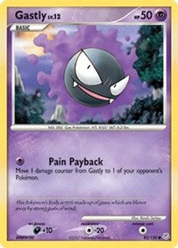 Gastly (Diamond and Pearl) Medium Play