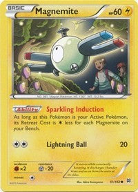Magnemite (51) (XY - BREAKthrough) Damaged / Poor Reverse Holofoil