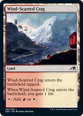 Wind-Scarred Crag (Kamigawa: Neon Dynasty) Light Play