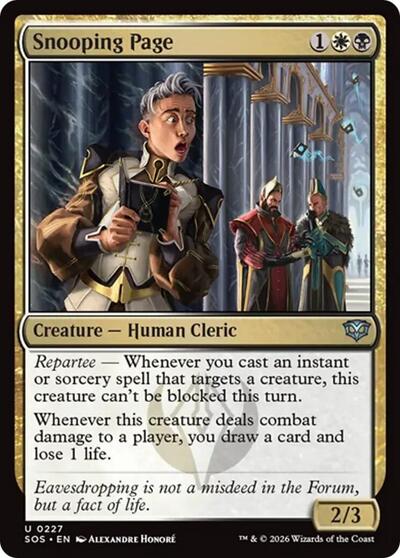 Snooping Page (Secrets of Strixhaven) Near Mint