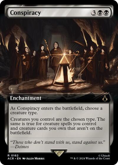 Conspiracy (Extended Art) (Universes Beyond: Assassin's Creed) Light Play Foil