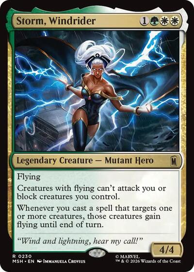 Storm, Windrider (Marvel Super Heroes) Light Play