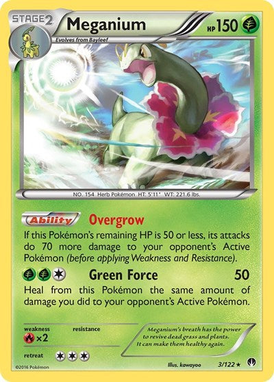Meganium (XY - BREAKpoint) Medium Play Holofoil