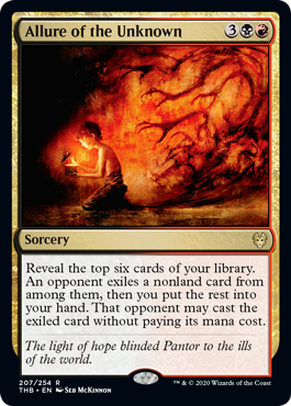 Allure of the Unknown (Theros Beyond Death) Light Play