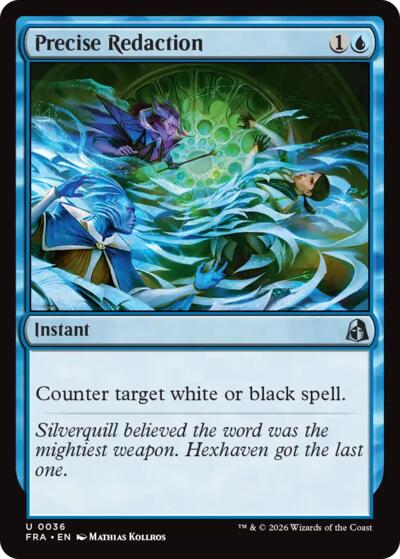 Precise Redaction (Reality Fracture) Light Play Foil