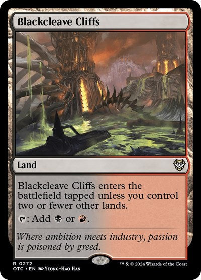 Blackcleave Cliffs (Commander: Outlaws of Thunder Junction) Light Play