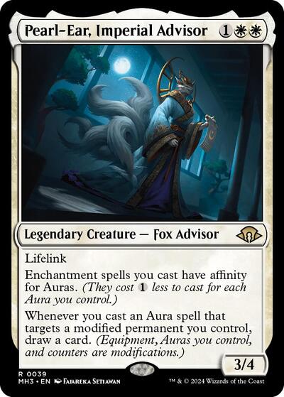 Pearl-Ear, Imperial Advisor (Modern Horizons 3) Light Play