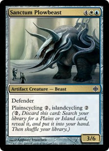 Sanctum Plowbeast (Alara Reborn) Light Play Foil