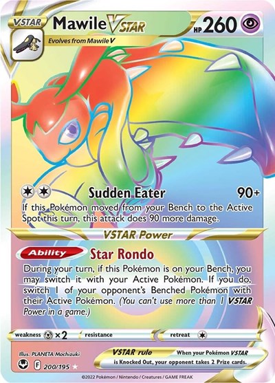 Mawile VSTAR (Secret) (SWSH12: Silver Tempest) Light Play Holofoil