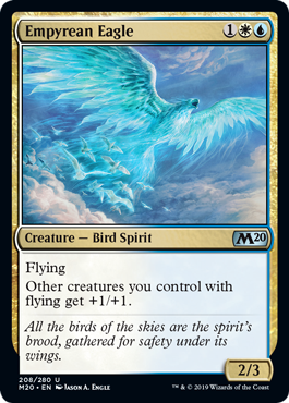 Empyrean Eagle (Magic 2020 Core Set) Light Play