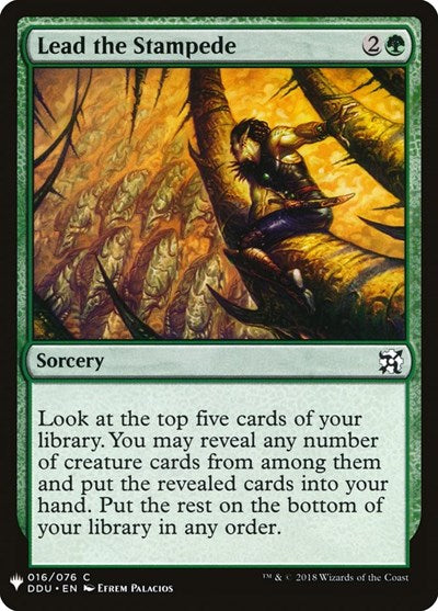 Lead the Stampede (Mystery Booster) Light Play