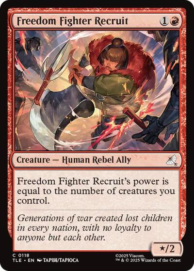 Freedom Fighter Recruit (Avatar: The Last Airbender: Eternal-Legal) Light Play Foil