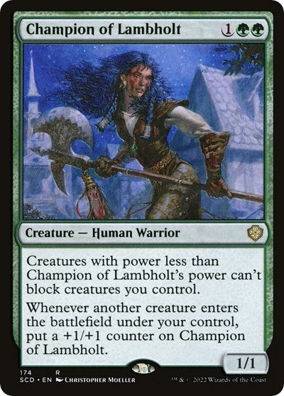 Champion of Lambholt (Commander 2022 Starter Decks) Light Play