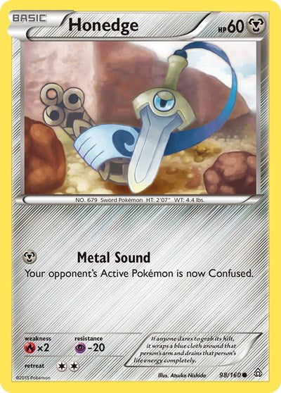 Honedge (XY - Primal Clash) Damaged / Poor