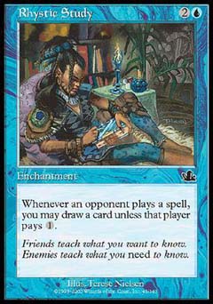 Rhystic Study (Prophecy) Medium Play