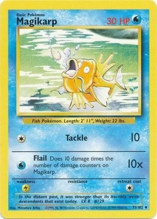 Magikarp (Base Set) Medium Play