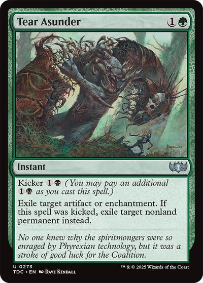 Tear Asunder (Commander: Tarkir: Dragonstorm) Light Play
