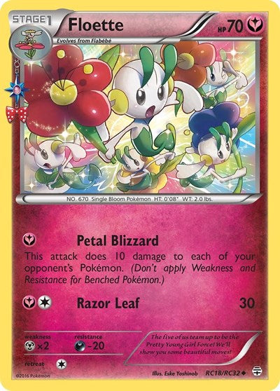 Floette (Generations: Radiant Collection) Damaged / Poor Holofoil