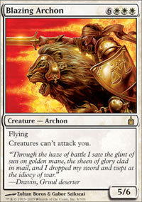 Blazing Archon (Ravnica) Light Play
