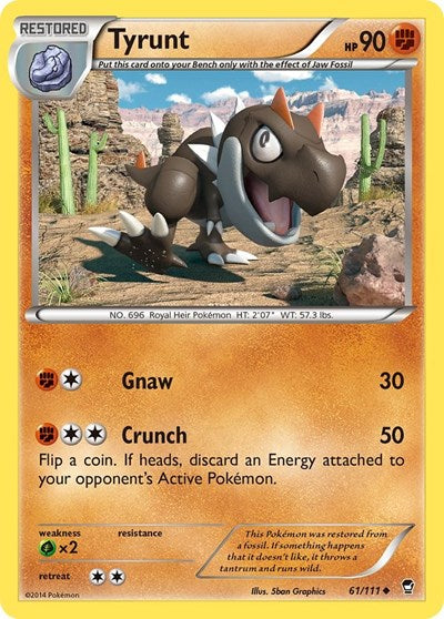 Tyrunt (XY - Furious Fists) Light Play