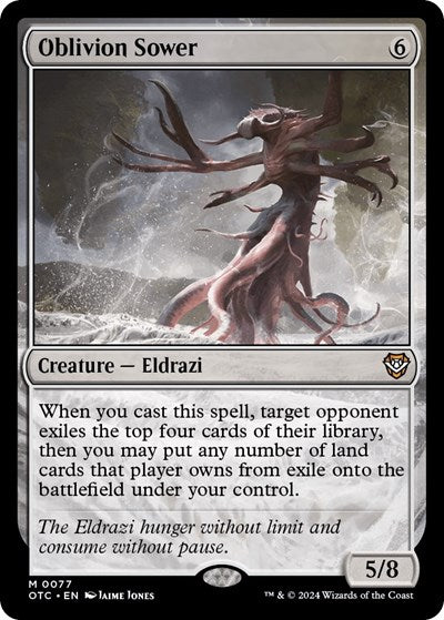 Oblivion Sower (Commander: Outlaws of Thunder Junction) Light Play