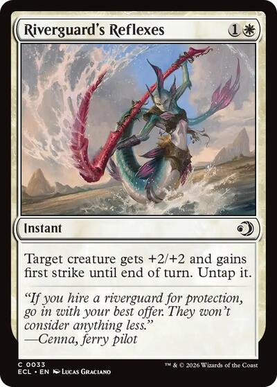 Riverguard's Reflexes (Lorwyn Eclipsed) Light Play