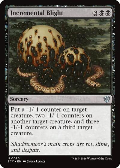 Incremental Blight (Commander: Lorwyn Eclipsed) Light Play
