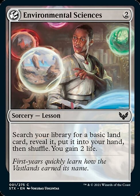 Environmental Sciences (Strixhaven) Light Play Foil