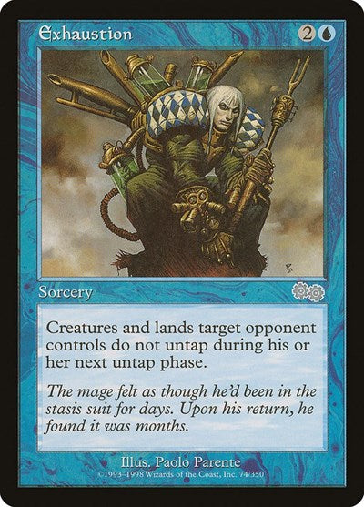 Exhaustion (Urza's Saga) Light Play