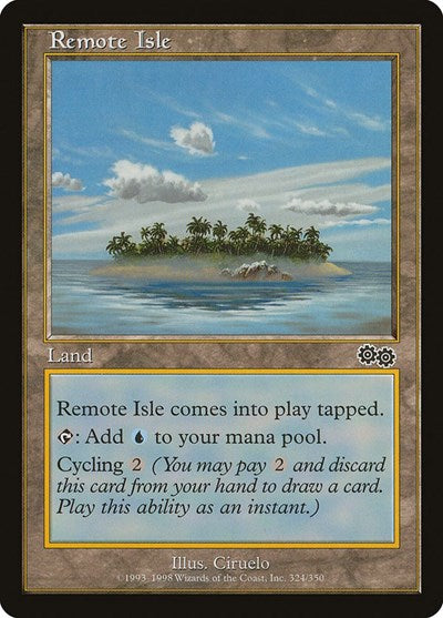 Remote Isle (Urza's Saga) Medium Play