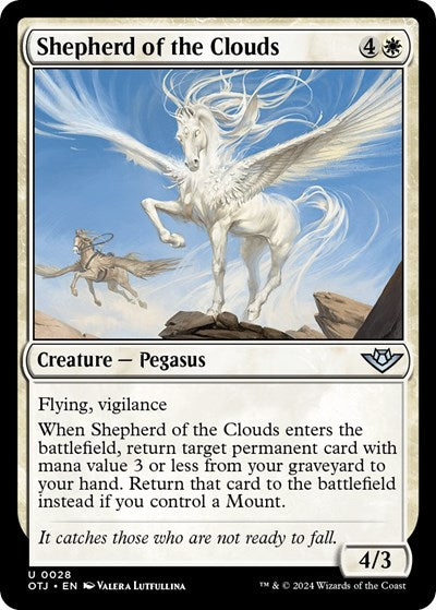Shepherd of the Clouds (Outlaws of Thunder Junction) Light Play Foil