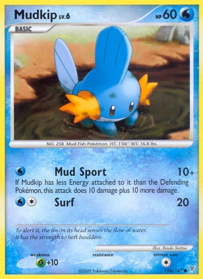 Mudkip (Supreme Victors) Light Play