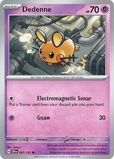 Dedenne (SV08: Surging Sparks) Light Play