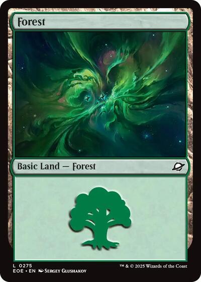 Forest (0275) (Edge of Eternities) Light Play Foil