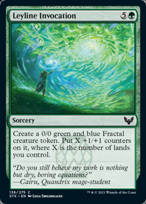 Leyline Invocation (Strixhaven) Light Play Foil