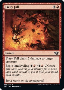 Fiery Fall (Double Masters 2022) Light Play