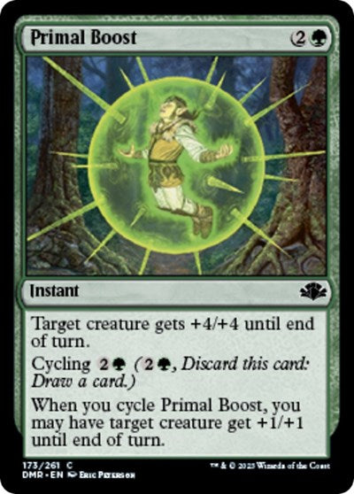 Primal Boost (Dominaria Remastered) Light Play Foil