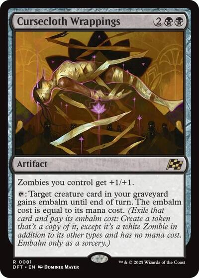 Cursecloth Wrappings (Aetherdrift) Light Play