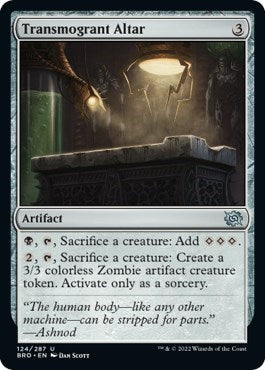 Transmogrant Altar (The Brothers' War) Light Play