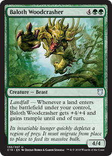 Baloth Woodcrasher (Commander 2018) Light Play