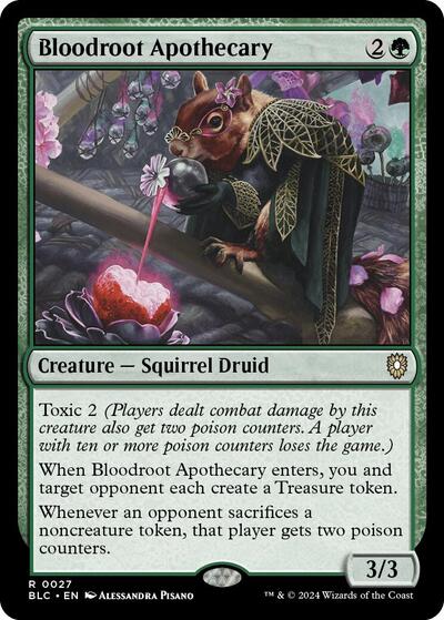 Bloodroot Apothecary (Commander: Bloomburrow) Light Play