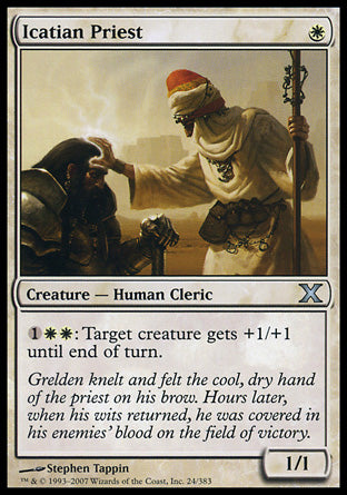 Icatian Priest (10th Edition) Light Play