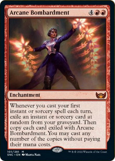 Arcane Bombardment (Streets of New Capenna) Light Play